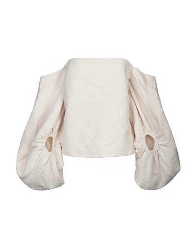 Shop Rosie Assoulin Blouse In Ivory