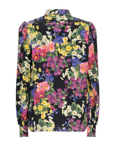 Shop Dolce & Gabbana Woman Shirt Black Size 4 Silk, Elastane