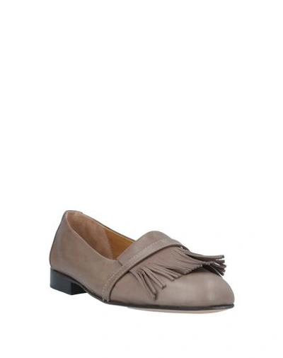 Shop Pomme D'or Loafers In Grey