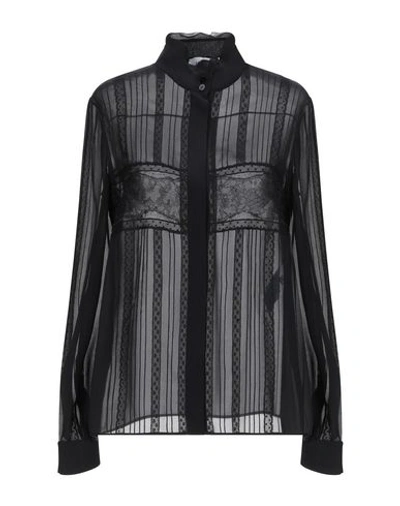 Shop Valentino Lace Shirts & Blouses In Black