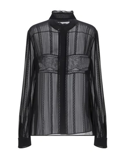 Shop Valentino Lace Shirts & Blouses In Black