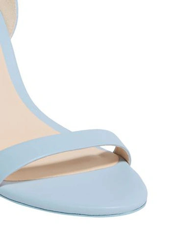 Shop Sophia Webster Sandals In Sky Blue