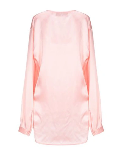 Shop Dsquared2 Woman Top Pink Size 4 Silk