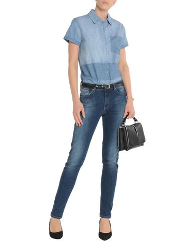 Shop J Brand Denim Shirt In Blue