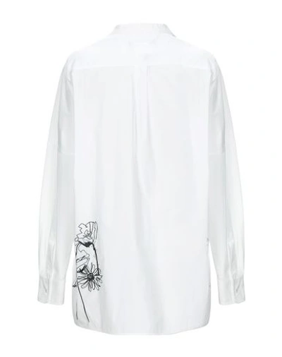 Shop Weekend Max Mara Solid Color Shirts & Blouses In White