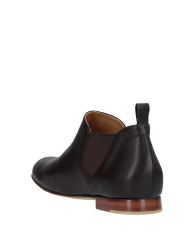 Shop Pomme D'or Ankle Boot In Dark Brown