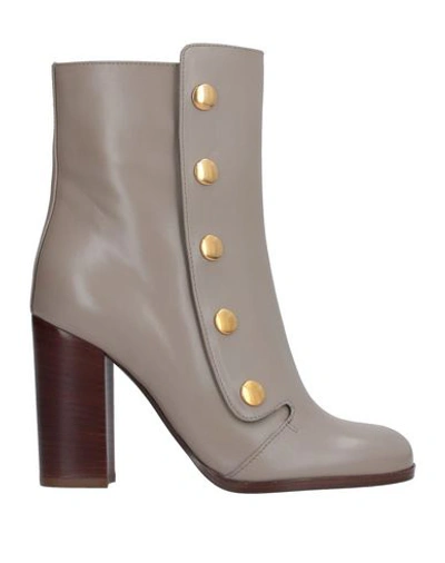 Shop Mulberry Ankle Boot In Dove Grey