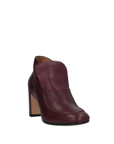 Shop Pomme D'or Ankle Boot In Deep Purple