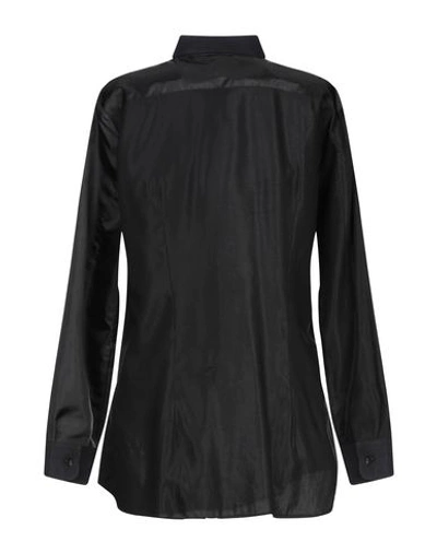 Shop Bagutta Solid Color Shirts & Blouses In Black