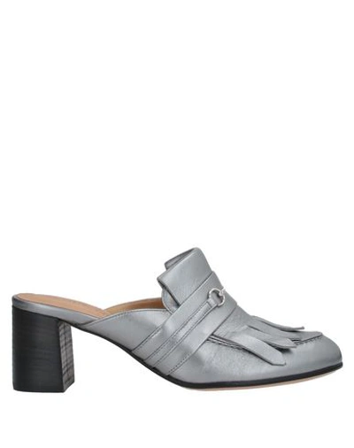 Shop Pomme D'or Mules And Clogs In Grey