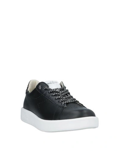 Shop Diadora Heritage Woman Sneakers Black Size 7 Soft Leather