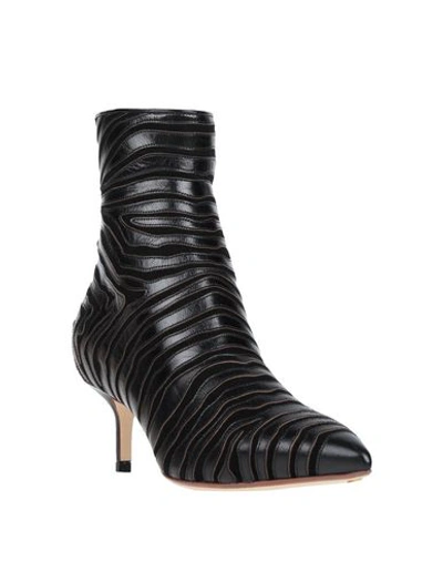 Shop Francesco Russo Ankle Boot In Black