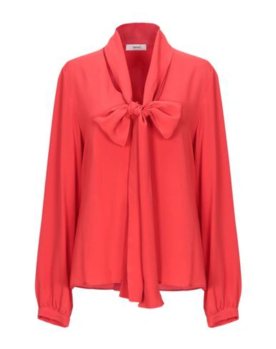 Shop Mauro Grifoni Blouses In Red
