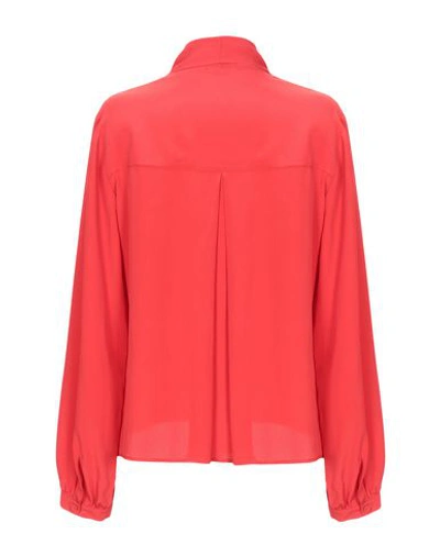 Shop Mauro Grifoni Blouses In Red