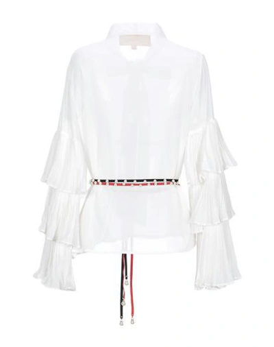 Shop Amuse Shirts & Blouses With Bow In White