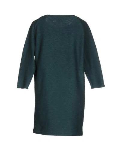 Shop Intropia Short Dress In Dark Green
