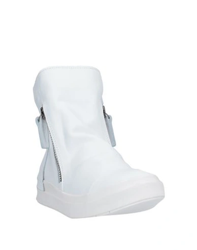 Shop Cinzia Araia Ankle Boots In White