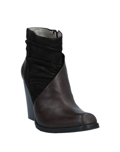 Malloni Ankle Boot In Brown