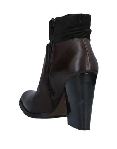 Malloni Ankle Boot In Brown