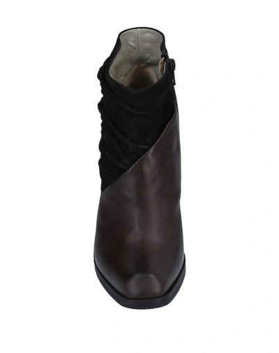Malloni Ankle Boot In Brown