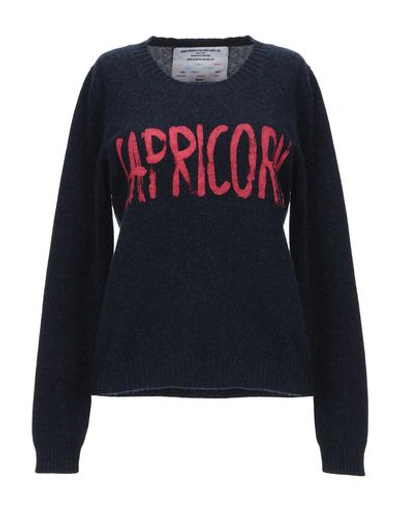 Shop Maurizio Pacini Sweaters In Dark Blue