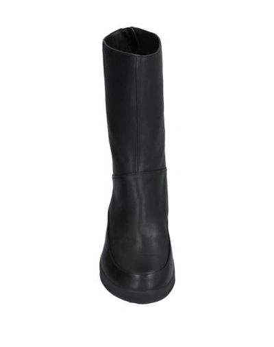 Fitflop Woman Ankle Boots Black Size 7 Leather In Black