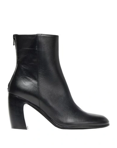 Shop Ann Demeulemeester Ankle Boot In Black