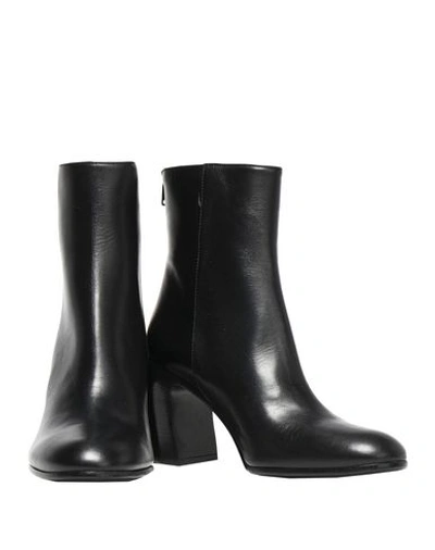 Shop Ann Demeulemeester Ankle Boot In Black