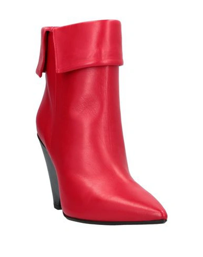 Shop Anna F. Ankle Boot In Red