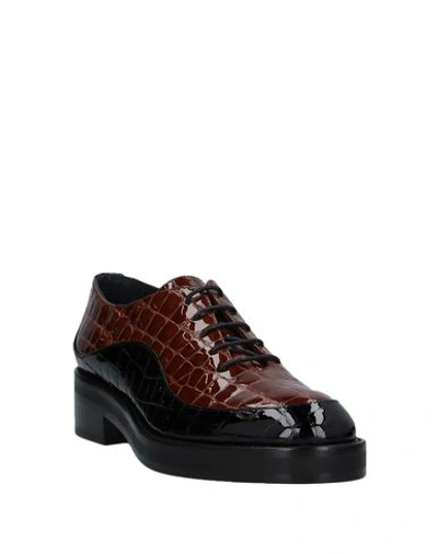 Shop Ballin Laced Shoes In Brown