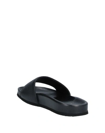 Shop Buscemi Sandals In Black