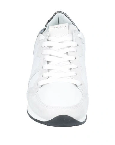Shop Philippe Model Sneakers In Light Grey