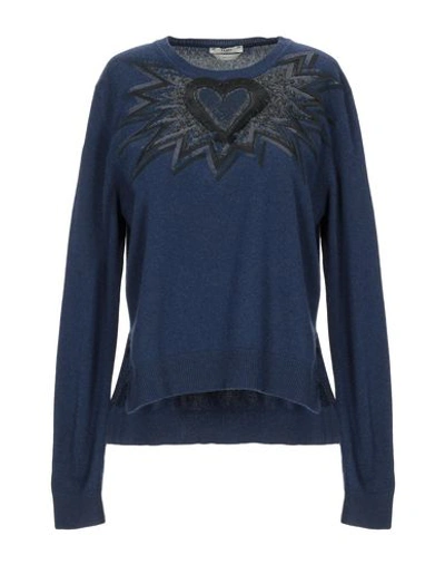 Shop Fendi Sweaters In Blue