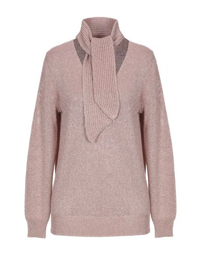 Shop Manoush Sweater In Pale Pink