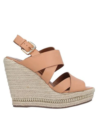 Shop Carrano Sandals In Camel