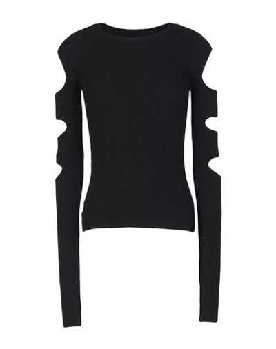 Shop Pinko Woman Sweater Black Size S Viscose, Polyamide, Elastane