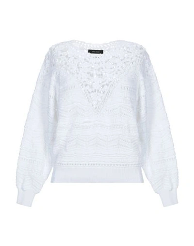 Shop Isabel Marant Sweater In White