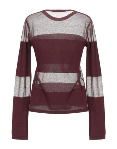 Shop Intropia Sweater In Maroon