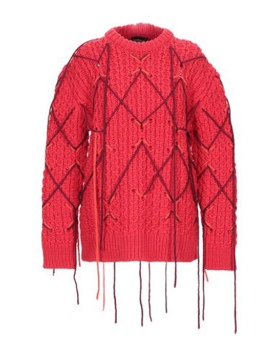 Shop Calvin Klein 205w39nyc Sweaters In Red