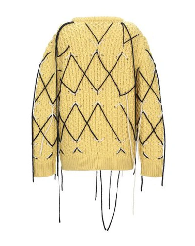 Shop Calvin Klein 205w39nyc Sweaters In Yellow