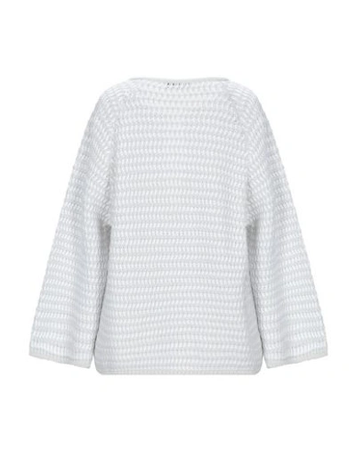 Shop Le Tricot Perugia Cardigan In Light Grey