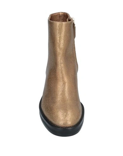 Shop Ballin Ankle Boot In Gold