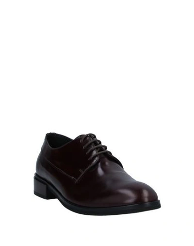 Shop Anderson Laced Shoes In Deep Purple