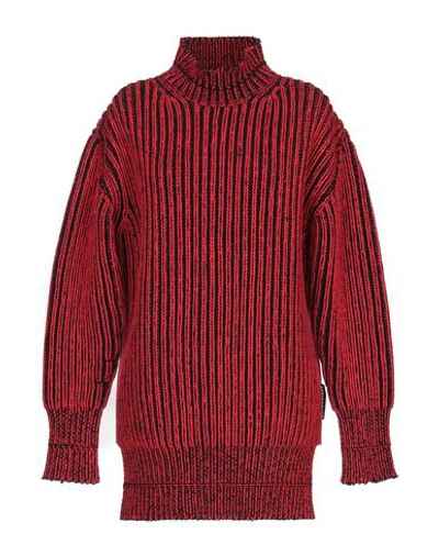 Shop Balenciaga Turtleneck In Red