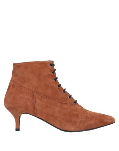 Shop Gestuz Ankle Boot In Brown