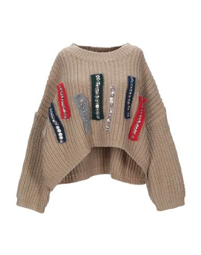 Shop Amuse Sweater In Khaki