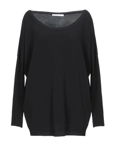 Shop Les Copains Woman Sweater Black Size L Viscose, Polyamide