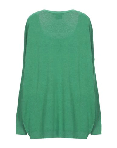 Shop Les Copains Sweater In Green