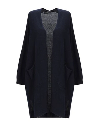 Shop Aragona Cardigan In Dark Blue