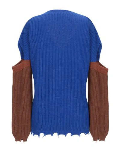 Shop Pinko Woman Sweater Blue Size L Polyamide, Viscose, Wool, Cashmere